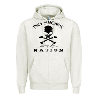 Oatmeal Heather kenny chesney on shoes nation tour 2022 Zipper Hoodie - InspiraDesign