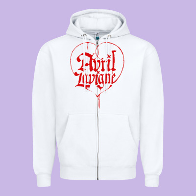 Avril Lavigne Zipper Hoodie Designed By Inspiradesign