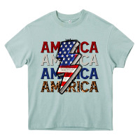 Arona America with lightning bold Heavy Core Tee - CowGirlArtShop
