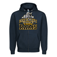 Navy framingham state Zipper Hoodie - InspiraDesign