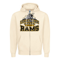 Sandshell framingham state Zipper Hoodie - InspiraDesign