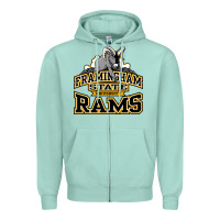 Seafoam framingham state Zipper Hoodie - InspiraDesign