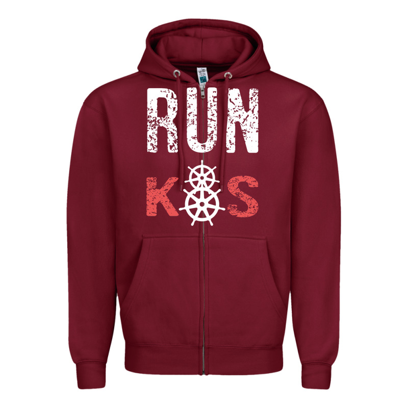 Run K8s Zipper Hoodie by InspiraDesign | Teevron