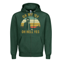 Sports Green oh my my oh hell yes petty funny music fans gifts Zipper Hoodie - InspiraDesign