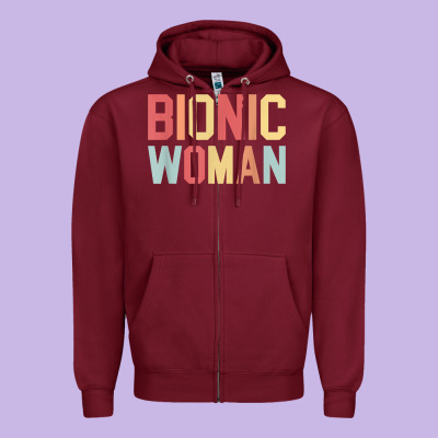 Bionic Woman Injury Accident Broken Hip Leg Arm Surgery T Shirt Zipper Hoodie Designed By Inspiradesign