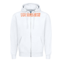 White propagandhi Zipper Hoodie - InspiraDesign