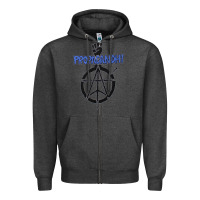 Charcoal Heather propagandhi Zipper Hoodie - InspiraDesign