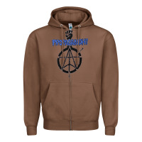 Chestnut propagandhi Zipper Hoodie - InspiraDesign