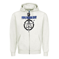 Oatmeal Heather propagandhi Zipper Hoodie - InspiraDesign