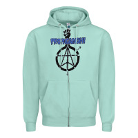 Seafoam propagandhi Zipper Hoodie - InspiraDesign