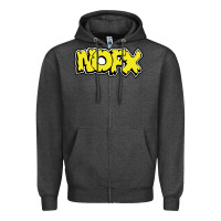 Charcoal Heather Ṇ0FX NEW C0LLECTI0N Zipper Hoodie - InspiraDesign