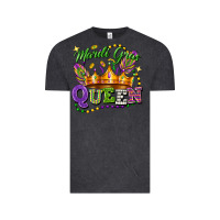 Vintage Black mardi gras queen Vintage Tee - FaDigitalArtStudio