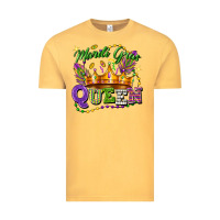 Vintage Mustard mardi gras queen Vintage Tee - FaDigitalArtStudio
