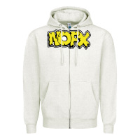 Oatmeal Heather Ṇ0FX NEW C0LLECTI0N Zipper Hoodie - InspiraDesign