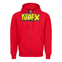 Red Ṇ0FX NEW C0LLECTI0N Zipper Hoodie - InspiraDesign