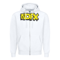 White Ṇ0FX NEW C0LLECTI0N Zipper Hoodie - InspiraDesign