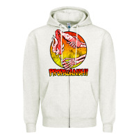Oatmeal Heather Propagandhi Merch Essential Zipper Hoodie - InspiraDesign