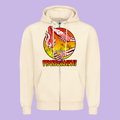 Propagandhi Merch Essential Zipper Hoodie Designed By Inspiradesign