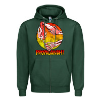 Sports Green Propagandhi Merch Essential Zipper Hoodie - InspiraDesign