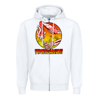 White Propagandhi Merch Essential Zipper Hoodie - InspiraDesign