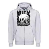 Heather Grey erfssfs Zipper Hoodie - InspiraDesign