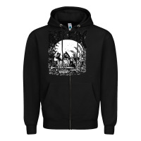 Black erfssfs Zipper Hoodie - InspiraDesign