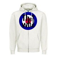 Oatmeal Heather rock and roll Zipper Hoodie - InspiraDesign