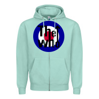 Seafoam rock and roll Zipper Hoodie - InspiraDesign
