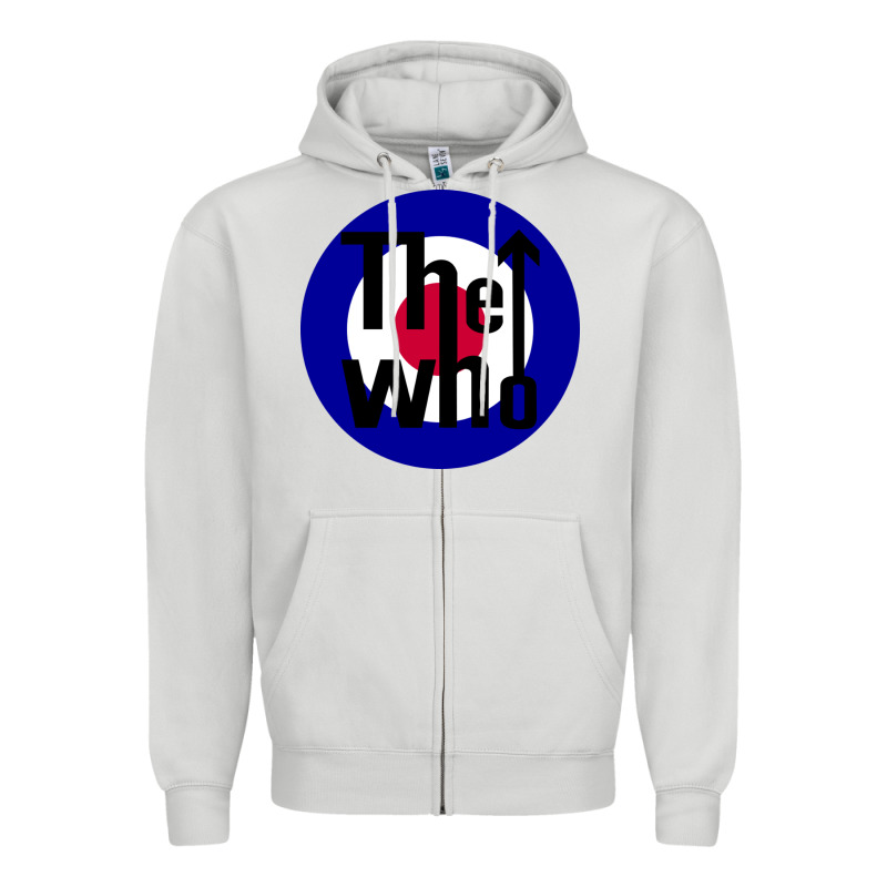 Rock And Roll Zipper Hoodie by InspiraDesign | Teevron