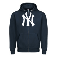 Navy Vintage Zipper Hoodie - InspiraDesign