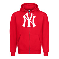 Red Vintage Zipper Hoodie - InspiraDesign
