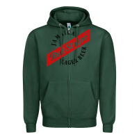 Sports Green jamaica red stripe lager beer Zipper Hoodie - InspiraDesign