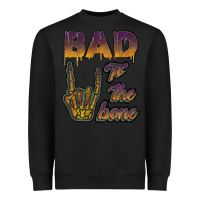 Black bad to the bone Heavyweight Sweatshirt - JahusDesignShop