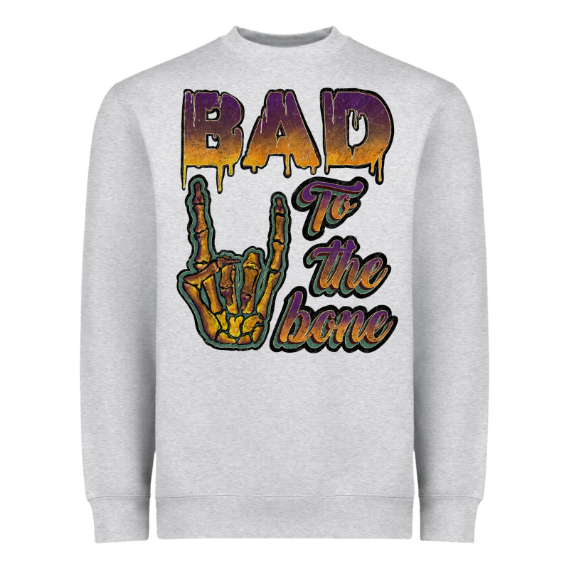 Bad To The Bone Heavyweight Sweatshirt by JahusDesignShop | Teevron