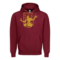 Burgundy usa,  detroit city fc Zipper Hoodie - InspiraDesign