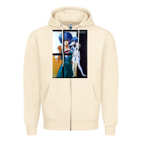 Sandshell Neon Genesis Evangelion Rei Ayanami Zipper Hoodie - InspiraDesign