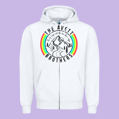 The Avett Brothers Zipper Hoodie Designed By Inspiradesign