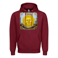 Burgundy Klaatu Classic Zipper Hoodie - InspiraDesign