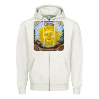 Oatmeal Heather Klaatu Classic Zipper Hoodie - InspiraDesign