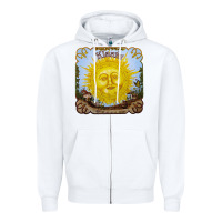 White Klaatu Classic Zipper Hoodie - InspiraDesign