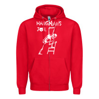 Red Hangmans Joke Zipper Hoodie - InspiraDesign
