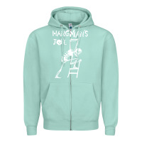 Seafoam Hangmans Joke Zipper Hoodie - InspiraDesign