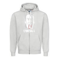 Dove Grey dracula vampire classic horror flick white t shirt Zipper Hoodie - InspiraDesign