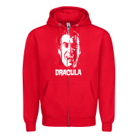 Dracula Vampire Classic Horror Flick White T Shirt Zipper Hoodie | Teevron