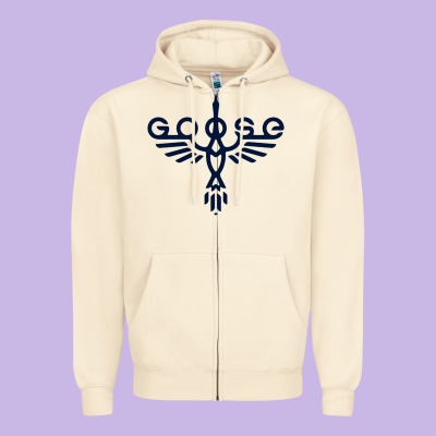 Goose Music Zipper Hoodie Designed By Inspiradesign