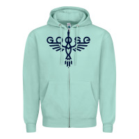 Seafoam goose music Zipper Hoodie - InspiraDesign