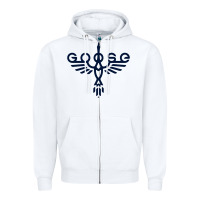 White goose music Zipper Hoodie - InspiraDesign