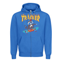 True Royal trasher Zipper Hoodie - InspiraDesign