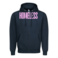 Navy homeless Zipper Hoodie - InspiraDesign
