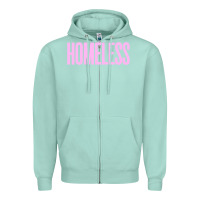 Seafoam homeless Zipper Hoodie - InspiraDesign